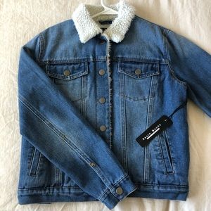 Forever21 Sherpa Denim Jacket